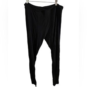 Cuddl Duds Soft Black Stretch Pants